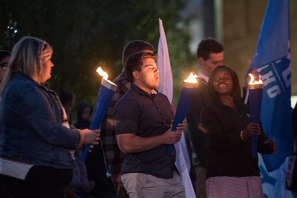 BYU-Idaho Spirit Week Activities. Torch Lighting. Fall Semester