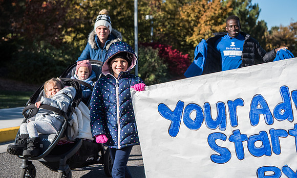 The Spirit Week Parade made a loop around campus, and had various campus organizations participating. Fall semester.