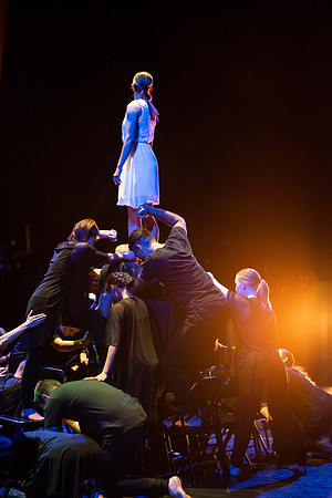 BYUI students dance in the multi-style performance, Extravadance.