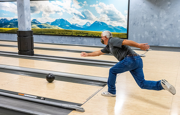 Strike Zone Bowling Supervisor, Harold Rose.