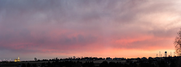 Rexburg Temple Ridgeline - Nov 2021