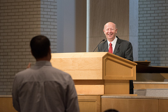 Brother Richard E. Turley, Jr speaks at the University Forum about Joseph Smith, Teenage Prophet