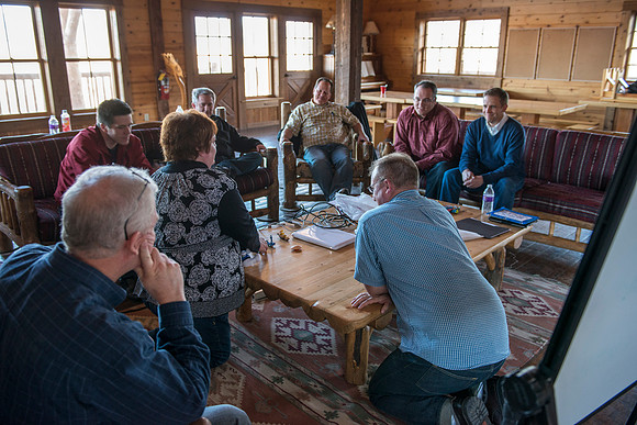 University Relations Communications, Creative Services retreat at the Sky Mountain Lodge near Victor, Idaho.