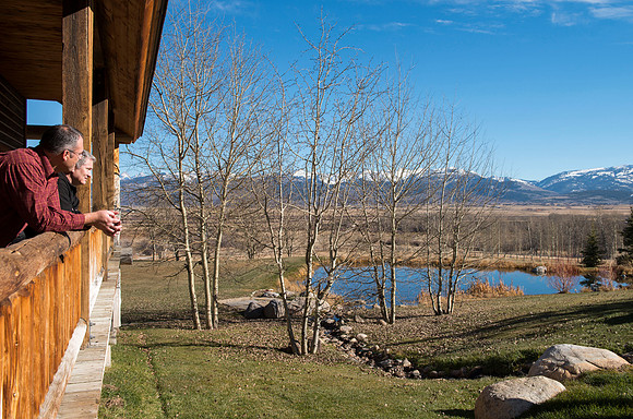 University Relations Communications, Creative Services retreat at the Sky Mountain Lodge near Victor, Idaho.