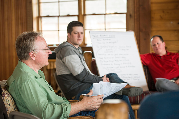 University Relations employees spend a day at Sky Mountain Lodge.