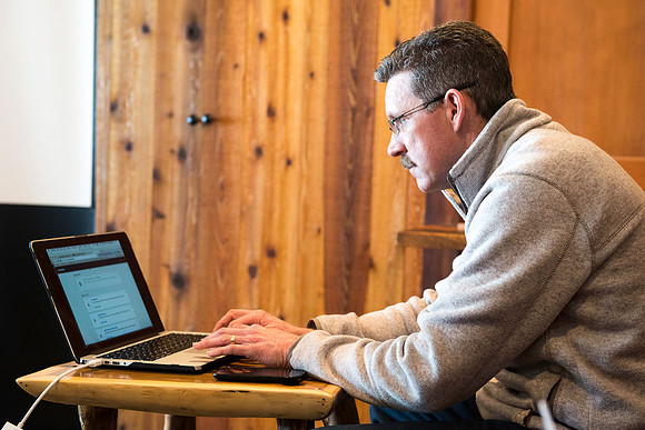 University Relations employees spend a day at Sky Mountain Lodge.