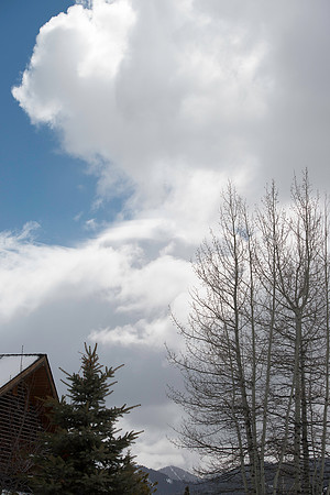 View from Sky Mountain Lodge near Victor in eastern Idaho.