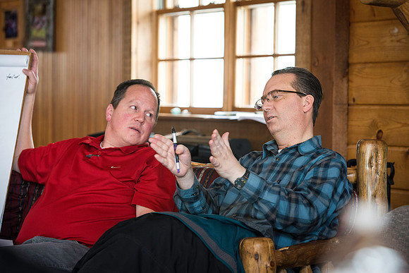 University Relations employees spend a day at Sky Mountain Lodge.