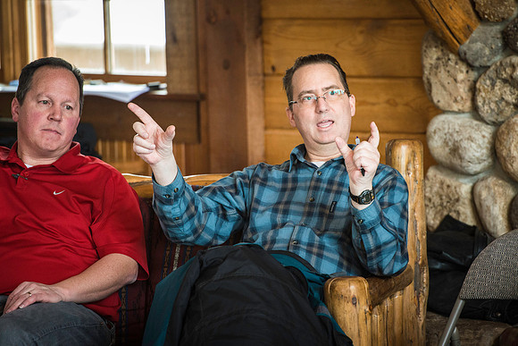 University Relations employees spend a day at Sky Mountain Lodge.