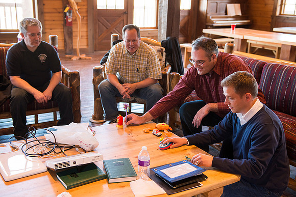 University Relations Communications, Creative Services retreat at the Sky Mountain Lodge near Victor, Idaho.