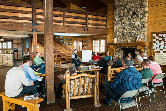 University Relations employees spend a day at Sky Mountain Lodge.