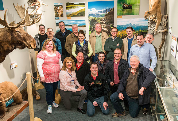 University Relations employees spend a day at Sky Mountain Lodge.