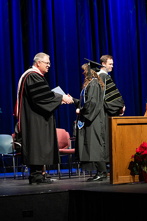 Graduates during convocation for the College of Academic Success & Interdisciplinary Studies. Speakers: Kevin Brower, Jenna Kate Wilson, Tyler Christensen