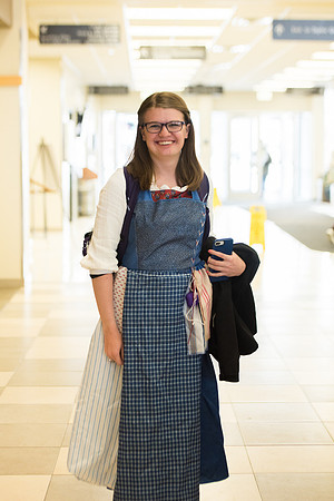 Students dressing up for Halloween