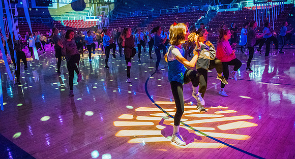 Monster Mash was a Halloween themed fitness dance workout held in the Hart auditorium. Fall semester.