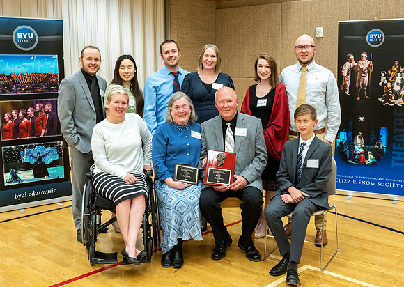 Eliza R. Snow Society, Evening of Honors, honoring Kevin Call for his years of service to the Arts.