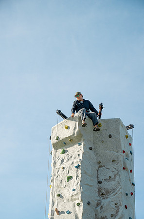 Beaver Dick Park Rock Wall Set Up - May 2025