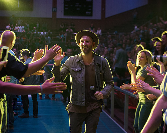 Songwriter and Singer, Mat Kearney, performs at BYU-Idaho.