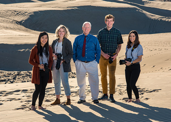 University Realations Photo excursion at the Sand Dunes. 2019