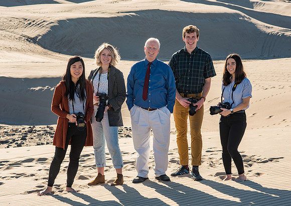 University Realations Photo excursion at the Sand Dunes. 2019
