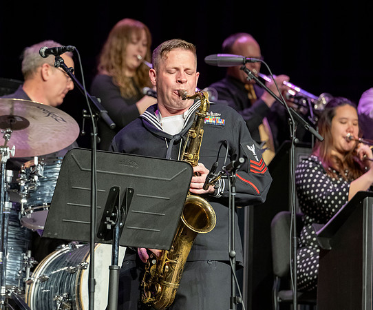 Students, alumni, and Sound Alliance and Vocal Union all participate in Jazz fest.