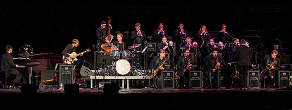 Students, alumni, and Sound Alliance and Vocal Union all participate in Jazz fest.