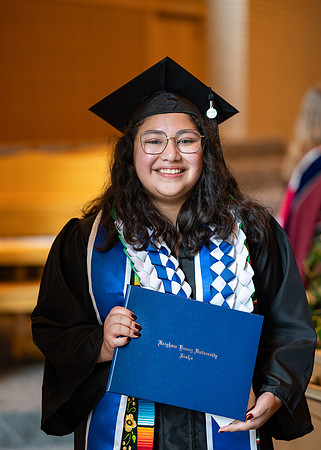 Graduates during convocation for the College of Language and Letters.