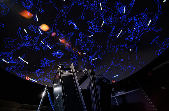 BYU-Idaho's Physics Department installed a new 4K projector in the Planetarium in the Romney Building.