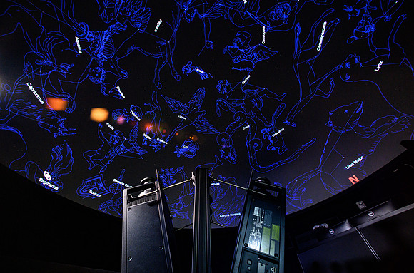 BYU-Idaho's Physics Department installed a new 4K projector in the Planetarium in the Romney Building.