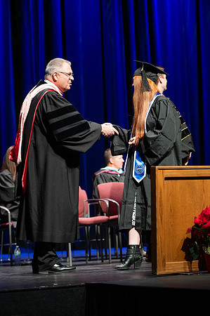 Graduates during convocation for the College of Academic Success & Interdisciplinary Studies. Speakers: Kevin Brower, Jenna Kate Wilson, Tyler Christensen