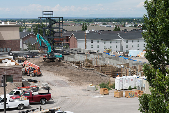 Recent construction update of the new student housing.