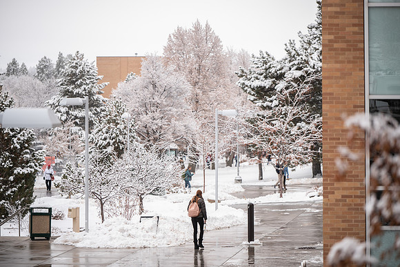 BYU-Idaho Campus during Winter. Fall Semester