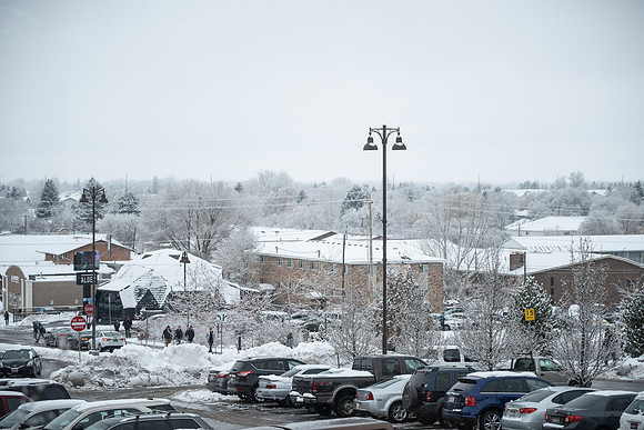 BYU-Idaho Campus during Winter. Fall Semester