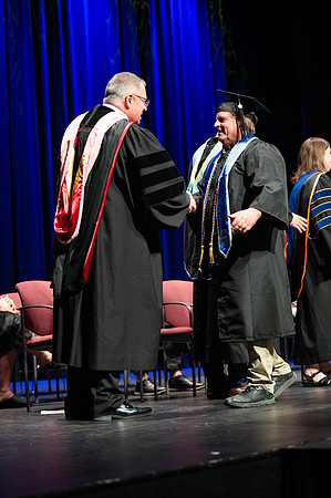 Graduates during convocation for the College of Academic Success & Interdisciplinary Studies. Speakers: Kevin Brower, Jenna Kate Wilson, Tyler Christensen