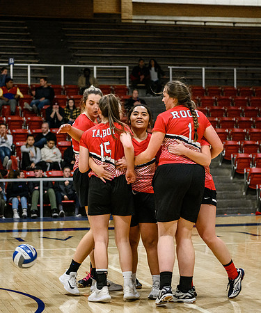 BYU-Idaho Competitve Sports League: Women's Volleyball Championship game in the Hart main gym.