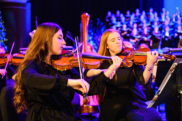 Federica von Stade and the Sonos Handbell Ensemble were the featured guests at BYU-Idaho's ninth annual Christmas concert.