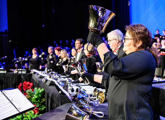 Federica von Stade and the Sonos Handbell Ensemble were the featured guests at BYU-Idaho's ninth annual Christmas concert.