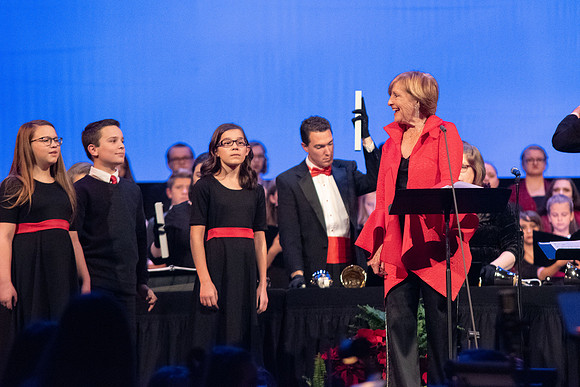 Guest preformer dress rehearsal performance of A BYU-Idaho Christmas with Frederica von Stade and the Sonos Handbell Ensemble.