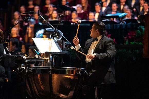 Orchestra dress rehearsal performance of A BYU-Idaho Christmas with Frederica von Stade and the Sonos Handbell Ensemble.