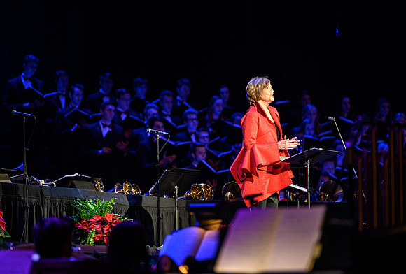 Federica von Stade and the Sonos Handbell Ensemble were the featured guests at BYU-Idaho's ninth annual Christmas concert.