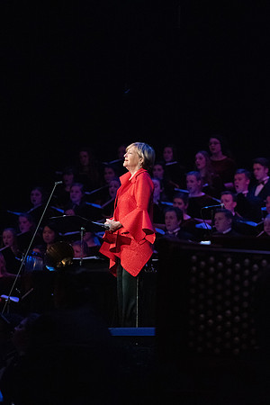 Guest preformer dress rehearsal performance of A BYU-Idaho Christmas with Frederica von Stade and the Sonos Handbell Ensemble.