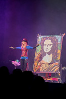 Center Stage- Artrageous, an 11-member group from New Mexico, combines art, music, dancing, humor, and more to create one cohesive and unforgettable artistic performance.