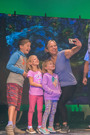 Center Stage- Artrageous, an 11-member group from New Mexico, combines art, music, dancing, humor, and more to create one cohesive and unforgettable artistic performance.