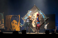 Center Stage- Artrageous, an 11-member group from New Mexico, combines art, music, dancing, humor, and more to create one cohesive and unforgettable artistic performance.