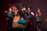 Center Stage- Artrageous, an 11-member group from New Mexico, combines art, music, dancing, humor, and more to create one cohesive and unforgettable artistic performance.