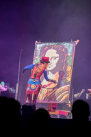 Center Stage- Artrageous, an 11-member group from New Mexico, combines art, music, dancing, humor, and more to create one cohesive and unforgettable artistic performance.
