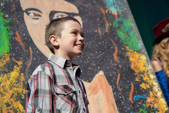 Center Stage- Artrageous, an 11-member group from New Mexico, combines art, music, dancing, humor, and more to create one cohesive and unforgettable artistic performance.