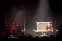 Center Stage- Artrageous, an 11-member group from New Mexico, combines art, music, dancing, humor, and more to create one cohesive and unforgettable artistic performance.