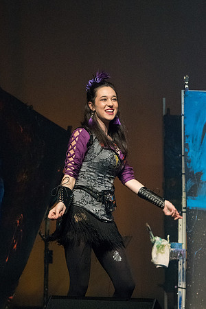Center Stage- Artrageous, an 11-member group from New Mexico, combines art, music, dancing, humor, and more to create one cohesive and unforgettable artistic performance.