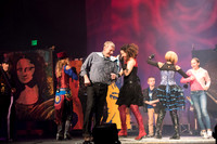 Center Stage- Artrageous, an 11-member group from New Mexico, combines art, music, dancing, humor, and more to create one cohesive and unforgettable artistic performance.